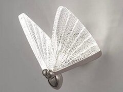 Aplica LED 12W Butterfly 1 Argintiu